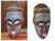 African wood mask, 'Daimuwa III' - Hand Carved African Wood Mask with Embossed Aluminum (image 2) thumbail