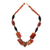 Halskette aus Achat- und Onyxperlen, 'Dromo' - Halskette aus Achat- und Onyxperlen