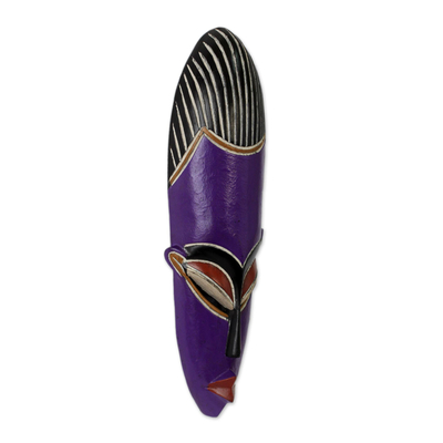 Afrikanische Holzmaske, „Enigye“ – afrikanische Glücksmaske, handgefertigt
