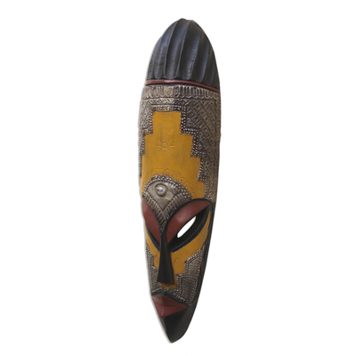 African mask, 'Ga Strong Man' - Authentic African Mask