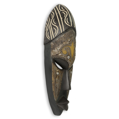 African wood mask, 'Dromoh' - Fair Trade African Mask