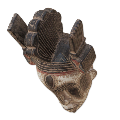 African mask, 'Visions' - Authentic African Wood Mask