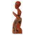 Wood sculpture, 'African Angel' - African Original Wood Angel Sculpture