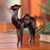 Escultura de teca - Escultura de camello de madera de teca africana