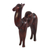 Teak sculpture, 'Camel of Purpose' - African Teak Wood Camel Sculpture thumbail