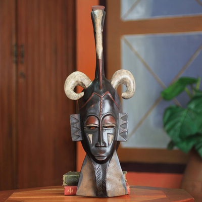 Máscara africana - Máscara de madera africana