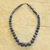 Beaded necklace, 'Leemo' - Blue and White Jasper Beaded Necklace Crafted by Hand thumbail