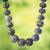Beaded necklace, 'Leemo' - Blue and White Jasper Beaded Necklace Crafted by Hand (image 2b) thumbail