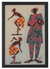 Wandkunst aus Stoffcollage – Gerahmte Kunst aus afrikanischem Batik