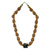 Wood beaded necklace, 'Desert Bird' - Artisan Crafted Necklace Ghana Beaded Jewellery