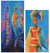 'Icons of Beauty II' - Afrikanische Frauen männlich signierte Kunst