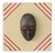 Afrikanische Maskenplakette - Ashanti authentische afrikanische Maskenplakette
