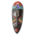 African mask, 'Victorious Rooster' - Beaded African Mask from Ghana thumbail