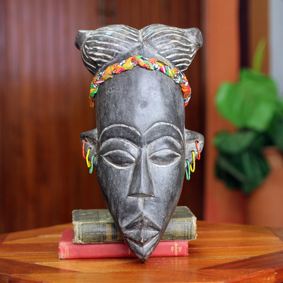 African mask, Lovely Lady of Ghana
