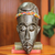 African mask, 'Gentleman of Ghana' - Hand Crafted African Mask from Ghana (image 2) thumbail