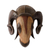 African mask, 'Powerful Ram' - Hand Carved African Ram Mask (image 2a) thumbail