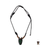 Men's wood necklace, 'Horn Mask' - Mens Handmade Wood Mask Necklace from Africa (image 2j) thumbail