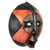 Afrikanische Maske, 'Star Voyager'. - Handgefertigte afrikanische Maske mit Sternenthema