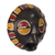 African mask, 'Akan Queen Mother' - Multi Color Handmade African Mask