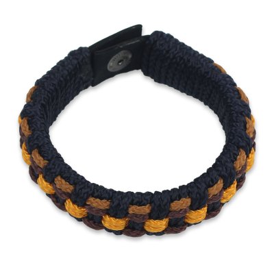 Artisan Crafted Recycled Bracelet for Men