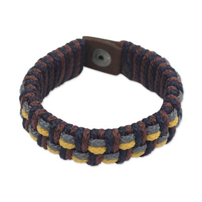 Artisan Crafted Recycled Bracelet for Men