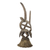 Wood sculpture, 'Bambara Antelope' - Sese Wood Bambara Antelope Sculpture on a Rattan Base