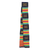 Cotton blend kente cloth scarf, 'Makomaso Adeae' (5 inch width) - Multicolored Kente Handcrafted Cloth 5 Inch Width thumbail