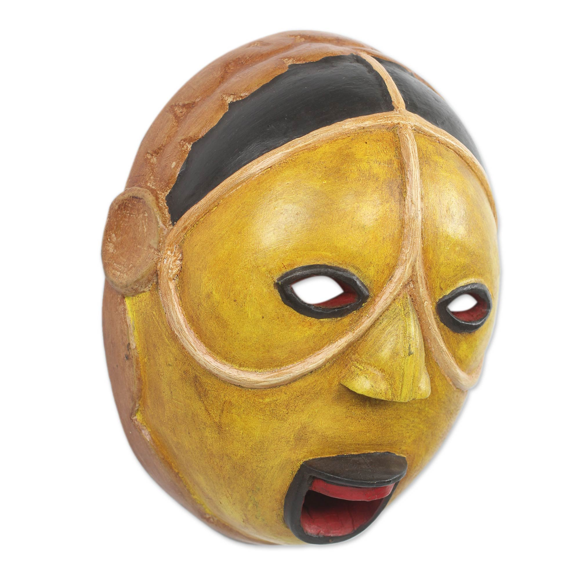 Ibibio Tribe African Mask - Ibibio Leader | NOVICA