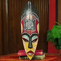 African mask, 'Safety and Security'