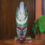 African mask, 'Star and Moon' - Handmade Beaded African Mask (image 2) thumbail