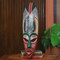 African mask, 'Adaptability' - Fair Trade African Mask