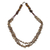Agate and tiger's eye beaded necklace, 'Elegance' - Agate and Tiger's Eye Beaded Necklace