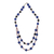 Recycled glass beaded necklace, 'Royalty' - Recycled Glass Eco Friendly African Necklace thumbail
