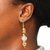 Agate dangle earrings, 'Currency' - Handcrafted African Agate Earrings