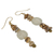 Agate dangle earrings, 'Currency' - Handcrafted African Agate Earrings