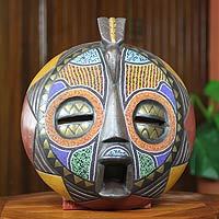 Featured review for African beaded wood mask, Akan Anoma