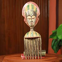 Featured review for African mask, Akan Comb