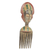 African mask, 'Akan Comb' - African Comb Mask