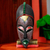 African mask, 'Heart Secrets' - Ornate Multicolor African Mask (image 2) thumbail