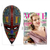 African beaded wood mask, 'Proud Hausa Warrior' - Authentic African Mask (image 2j) thumbail