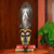 African mask, 'Ashanti Warrior Queen' - Artisan Crafted Beaded African Mask (image 2) thumbail