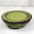 Ceramic catchall, 'Green Ewe Agbah' - Hand Made Aged African Decorative Ceramic Catchall