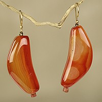 Featured review for Agate dangle earrings, Nhyira