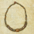 Soapstone beaded necklace, 'Adwene Pa' - African Soapstone Beaded Necklace Crafted by Hand (image 2) thumbail