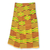 Kente-Schal aus Baumwollmischung, (14 Zoll breit) - Handgewebter afrikanischer gelber Kente-Stoffschal (14 Zoll Breite)