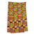 Cotton blend kente scarf, 'Eclectic' (4 strips) - Four Strip Handwoven Multicolor African Kente Scarf thumbail