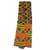 Cotton blend kente scarf, 'First Lady' (2 strips) - Bright Geometric Handwoven Cotton Blend Kente Scarf 2 Strips
