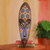 African wood mask, 'Ga Chief' - Handcrafted Beaded Authentic African Mask (image 2) thumbail