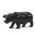 Wood sculpture, 'Black Hippo' - Hand Carved and Painted Wood Sculpture From Africa thumbail
