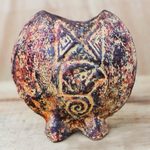 Ceramic vase, 'Eagle' - Ceramic vase